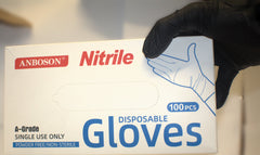 Disposable Gloves Nitrile 100pcs Grade-A Powder Free/Non-Sterile